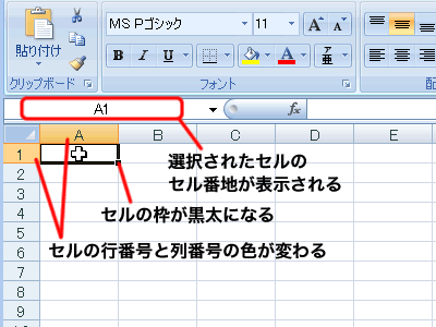 エクセル 2007 入力の基礎