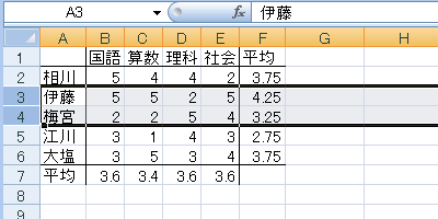 エクセル 2007 ジャンプで選択:可視セル